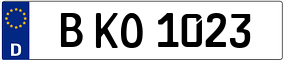 Truck License Plate